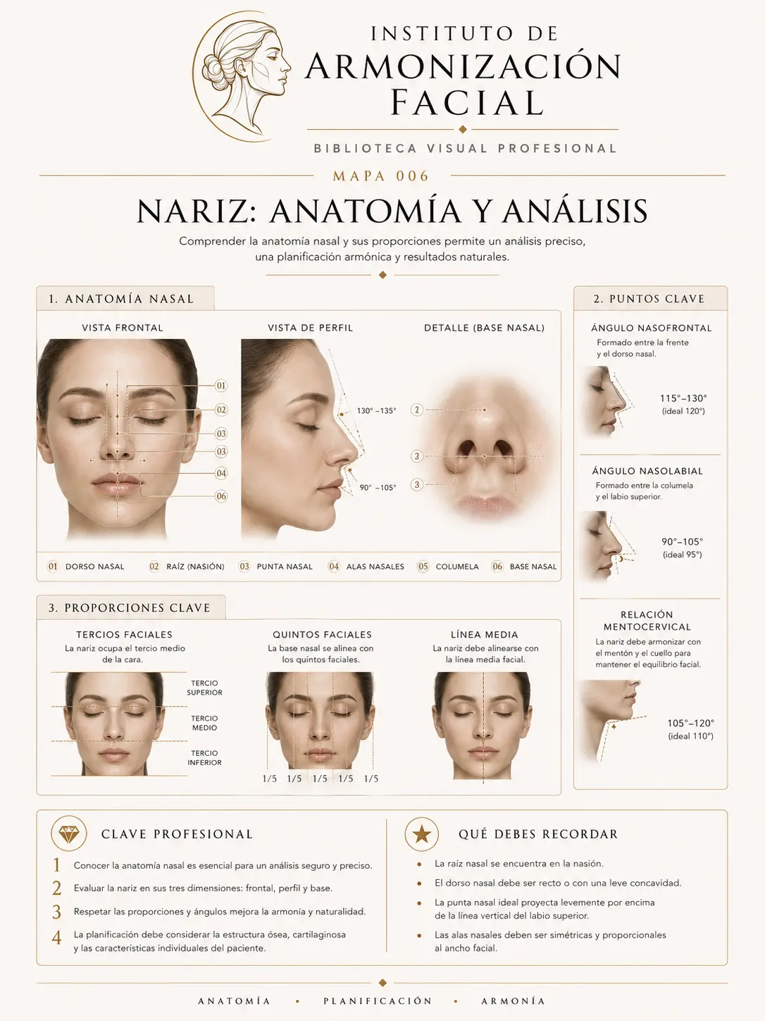 Lámina clínica: Nariz: anatomía y análisis