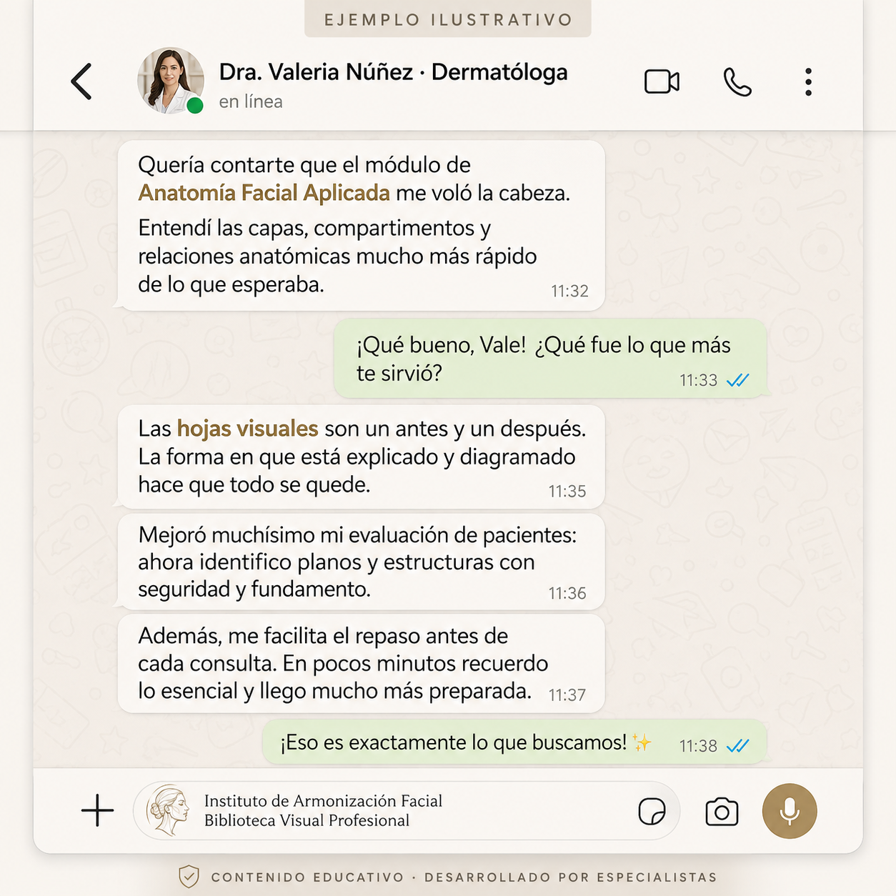Comentario de un profesional